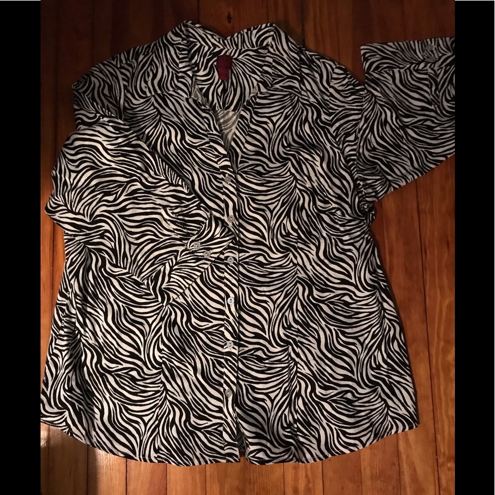 212 Collection Button Down Blouse - image 1